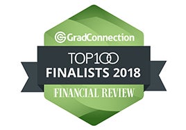 GradConnection and Australian Financial Review Top 100 Finalists 2018 logo