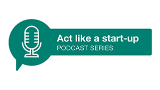 Act like a start-up podcast thumbnail